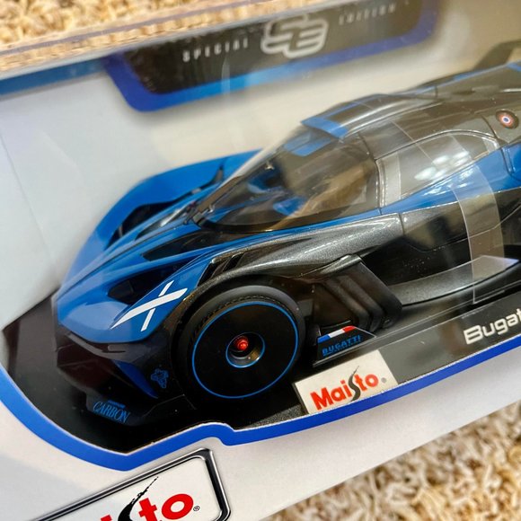 Bugatti Bolide Blue 1:18 Special Edition Diecast Model Car by Maisto (New) - Picture 4 of 11